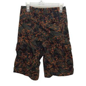 Highland Boys Orange Black Short Size 14 skuA